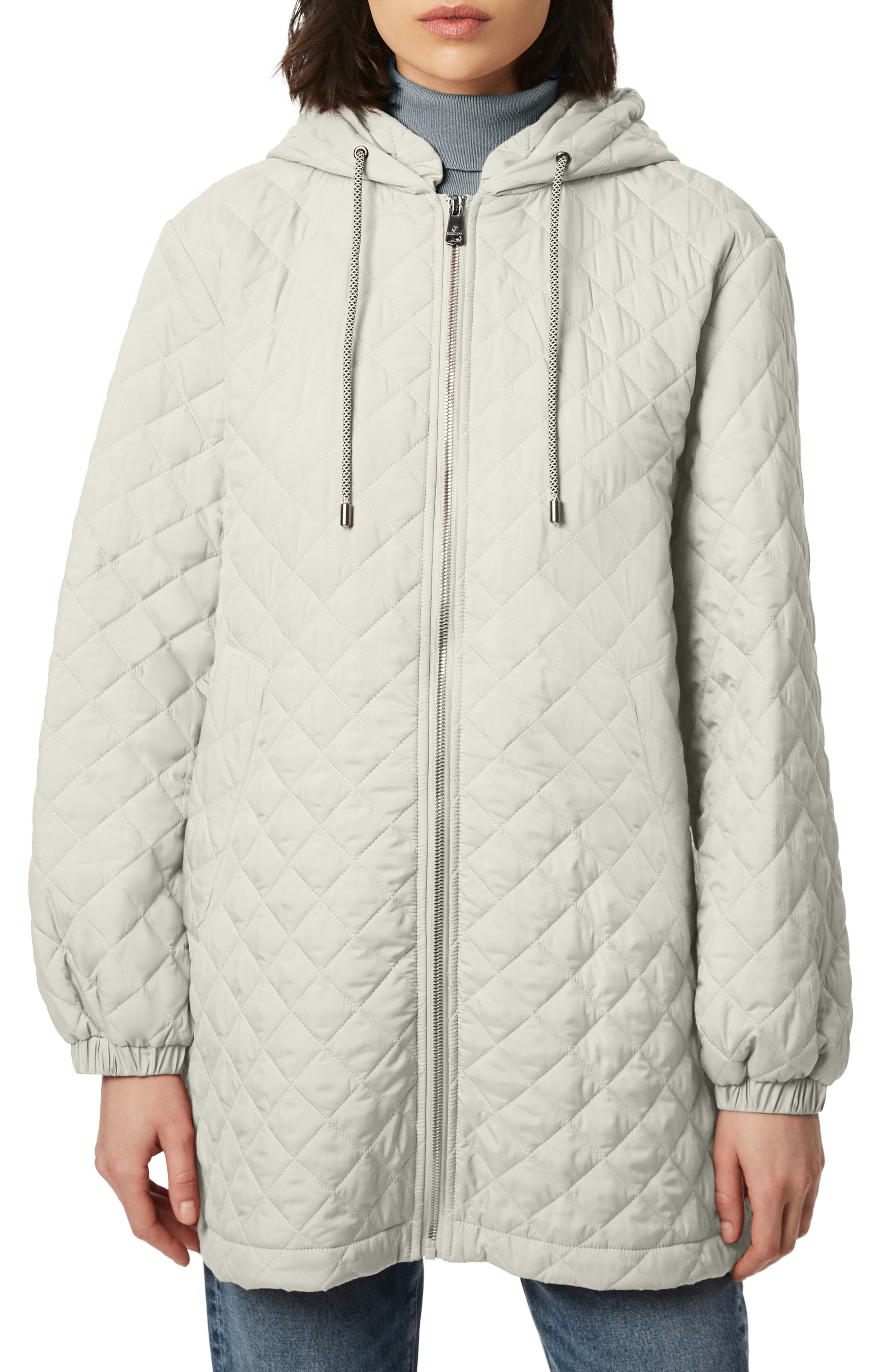 Size 16. Ladies Luxe Quilted Jacket White